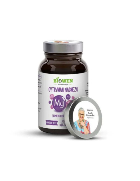 Cytrynian magnezu z B6 - 100kaps - Biowen