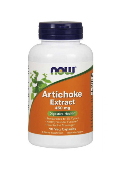 Artichoke extrakt 450mg  Karczoch ekstrakt - 90kaps NOW