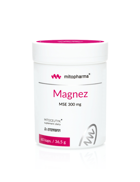 Dr Enzman MAGNEZ MSE 300 mg - 60 kaps - MSE Pharmazeutika