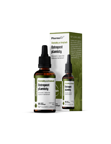 Ekstrakt w kroplach ostropest plamisty bezglutenowy - 30ml - Pharmovit