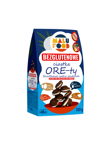 Ciastka ORE-ty bezglutenowe - 100g - Malu Food