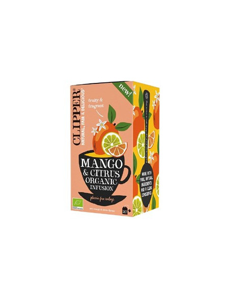 Herbatka o smaku mango i owoców cytrusowych BIO - (20x1,8g) 36g - Clipper