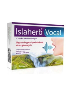 Islaherb vocal pastylki do ssania - 36 pastylek - Herbapol Wrocław