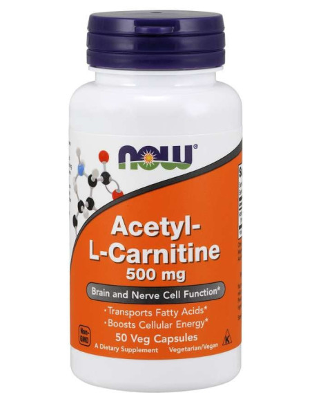 Acetyl - L-Carnitine 500mg - 50kaps - Now