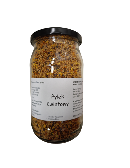 Pyłek kwiatowy jasny - 500g - Sadowski