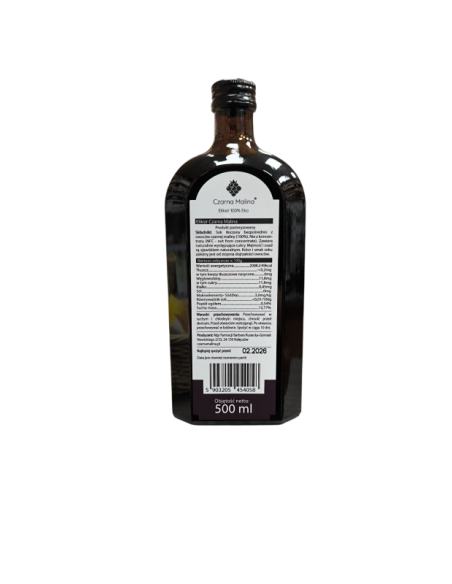 Czarna malina eliksir eko - 500ml - Czarna Malina ORYGINALNY evital.pl