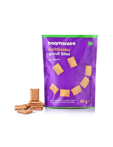 Herbatniki mini maślane bio - 80g - Harmonika