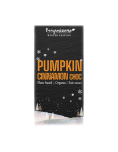 Tabliczka kakaowa dynia cynamon - 60g - Benjamissimo