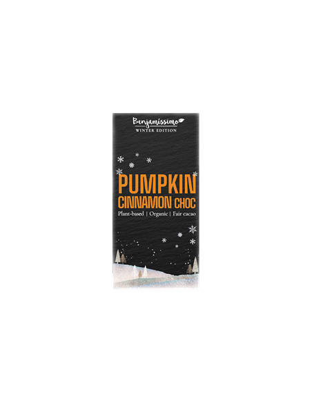 Tabliczka kakaowa dynia cynamon - 60g - Benjamissimo