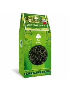 Herbatka liść pokrzywy BIO - 80g - Dary Natury