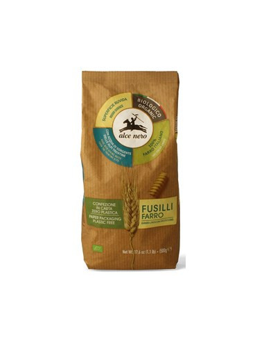 Makaron (z płaskurki) świderki BIO 500 g - Alce Nero