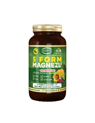 5 Form Magnezu - 100kaps - Asepta
