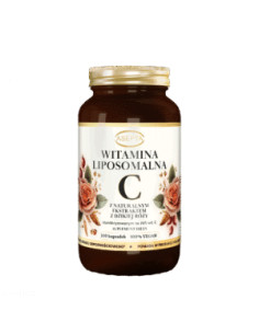 Witamina C liposomalna z dziką różą 1000mg - 100kaps - Asepta