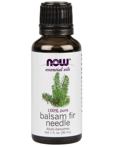 Essential oil, balsam fir needle oil, 100% czysty olejek z jodły balsamicznej - 30ml - Now Foods