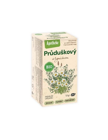 Herbatka na oskrzela z tymiankiem Bio - 20x1,5g - Apotheke