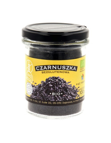 Czarnuszka bezglutenowa Bio - 100g - Pięć Przemian