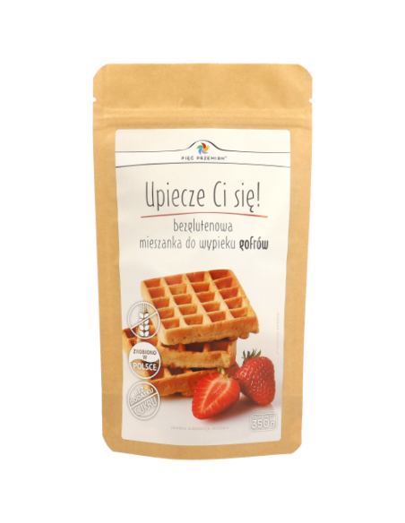 Mieszanka na gofry bezglutenowe - 350g - Pięć Przemian