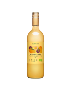 Kombucha tropikalne mango z marakują bio - 750 ml - Delikatna