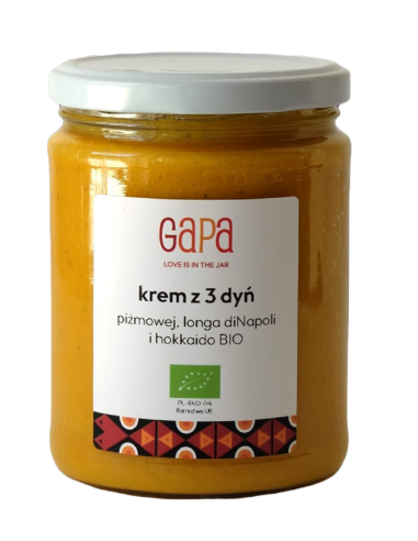 KREM Z TRZECH DYŃ - PIŻMOWEJ, LUNGA DI NAPOLI, HOKKAIDO BIO 450 g - GAPA