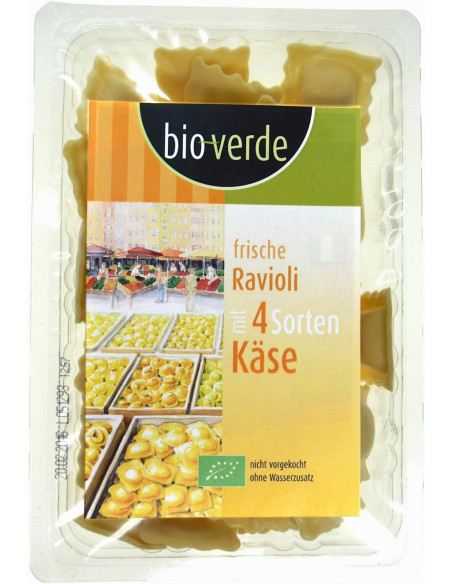 RAVIOLI ŚWIEŻE 4 SERY BIO 250 g - BIO-VERDE