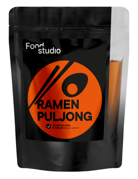 BULION DROBIOWO - WIEPRZOWY NA RAMEN W PŁYNIE BEZGLUTENOWY 350 ml - FOOD STUDIO