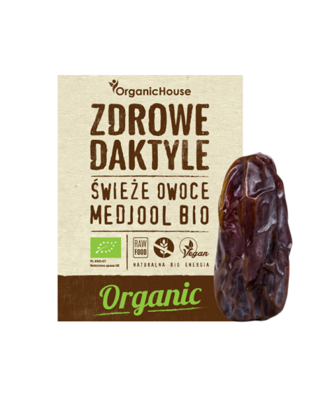 DAKTYLE MEDJOOL ŚWIEŻE BEZGLUTENOWE BIO 280 g - ORGANICHOUSE