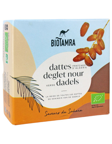 DAKTYLE ŚWIEŻE Z PESTKĄ (NA GAŁĄZKACH) BIO 500 g - BIOTAMRA