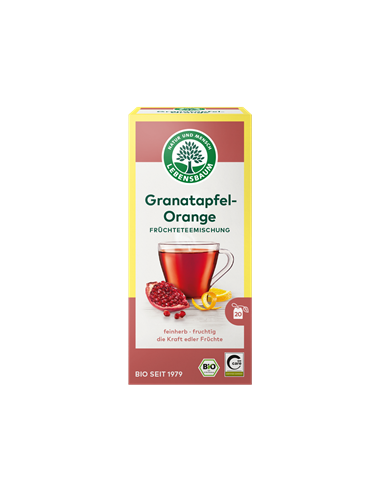 Herbatka granat pomarańcza Bio - 20 x 2g 40g - Lebensbaum