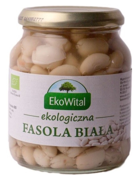 Fasola biała w zalewie BIO - 360g (240g) - EkoWital