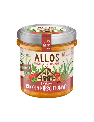 Pasta warzywna z pomidorami cherry i rukolą BIO - 135g - Allos