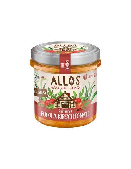 Pasta warzywna z pomidorami cherry i rukolą BIO - 135g - Allos