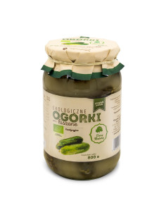 Ekologiczne ogórki kiszone - 800g - Dary Natury