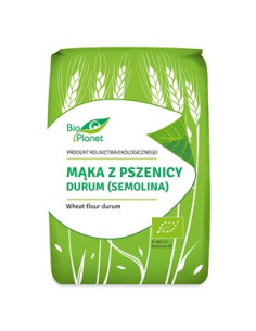 Mąka z pszenicy durum - semolina BIO - 1kg - Bio Planet