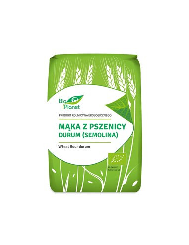 Mąka z pszenicy durum - semolina BIO - 1kg - Bio Planet
