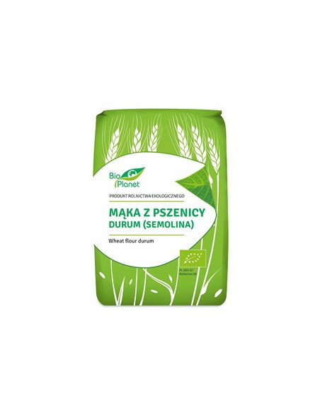 Mąka z pszenicy durum - semolina BIO - 1kg - Bio Planet