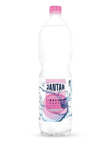 Woda delikatnie gazowana - 1,5l - Jantar
