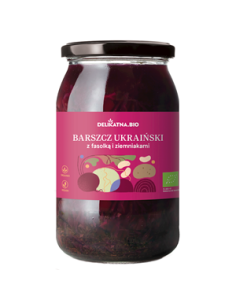 Zupa barszcz ukraiński z fasolką i ziemniakami bio - 900ml - Delikatna