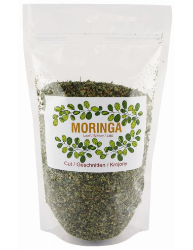 Moringa liść krojony - 500g - Herbanordpol