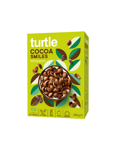 Muszelki kakaowe Bio - 300g - Turtle
