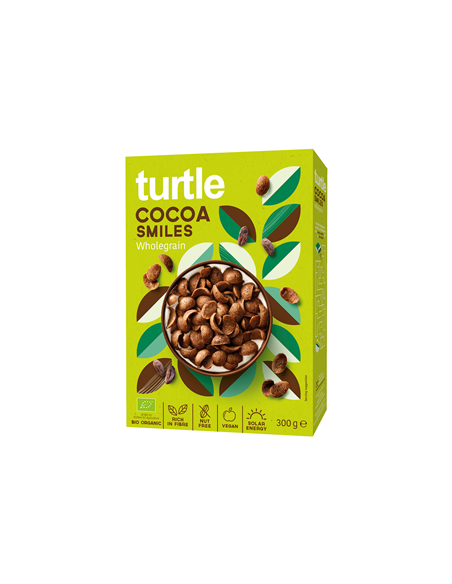 Muszelki kakaowe Bio - 300g - Turtle