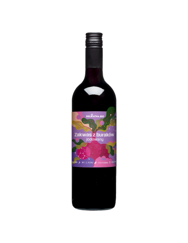 ZAKWAS Z BURAKÓW JODOWANY 750 ml - DELIKATNA