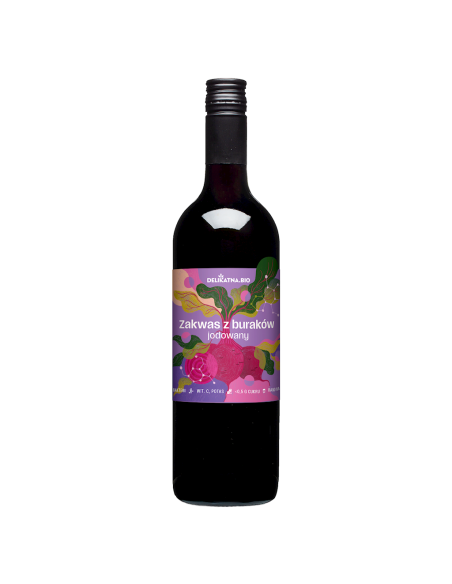 ZAKWAS Z BURAKÓW JODOWANY 750 ml - DELIKATNA