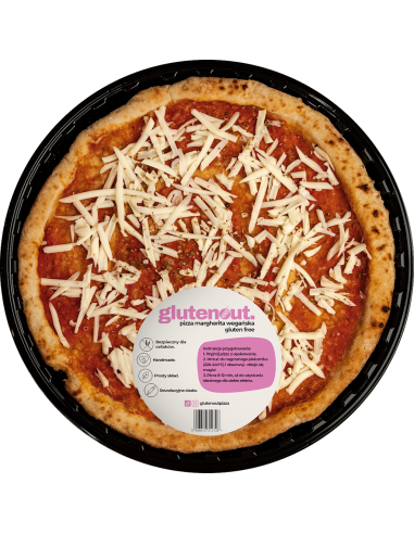 PIZZA MARGHERITA WEGAŃSKA BEZGLUTENOWA 300 g - GLUTEN OUT