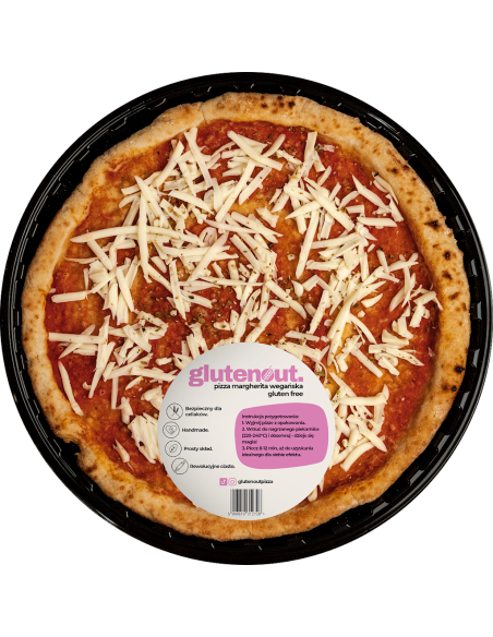 PIZZA MARGHERITA WEGAŃSKA BEZGLUTENOWA 300 g - GLUTEN OUT