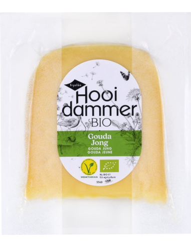 SER GOUDA YOUNG (KRÓTKO DOJRZEWAJĄCY) BIO 200 g - HOOIDAMMER