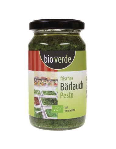 PESTO Z CZOSNKU NIEDŹWIEDZIEGO BIO 165 g - BIO-VERDE