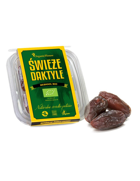 DAKTYLE MEDJOOL ŚWIEŻE BEZGLUTENOWE BIO 120 g - ORGANICHOUSE