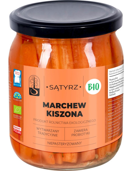MARCHEW KISZONA BIO 500 g (280 g) - SĄTYRZ