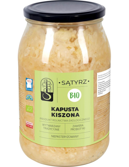 KAPUSTA KISZONA BIO 800 g - SĄTYRZ