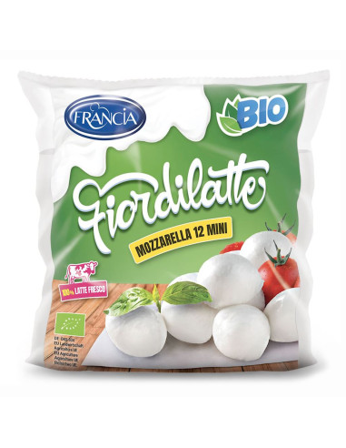 MOZZARELLA MINI BIO 450 g (250 g) - FRANCIA